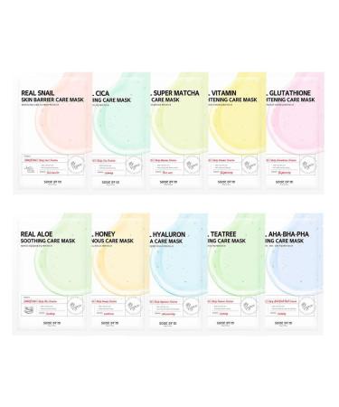Some By Mi Real AHA BHA PHA Soothing Care Mask - Exfoliating & Hydrating Face Mask for All Skin Types - International Shipping Available - Buy Online on GoSupps.com