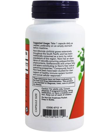 NOW Hawaiian Noni - 450mg/90 Vcaps | Pure Noni Extract for Immune Support - Buy Online on GoSupps.com