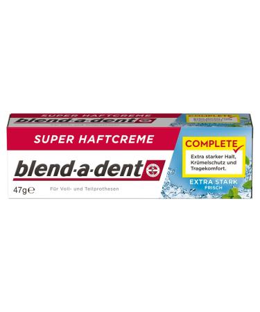 Blend-a-dent Complete Extra Strong Fresh Super Adhesive Cream pack of 3 (3 x 47 g)