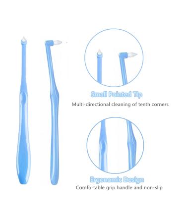 12 Pieces Orthodontic Toothbrush Set for Hard to Reach Areas and Implants - YH-004 - Buy Online on GoSupps.com