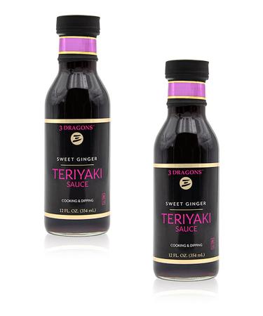 Delizza East West Teriyaki Ginger Sweet Sauce 12 oz - Authentic Asian Flavor - Buy Online on GoSupps.com