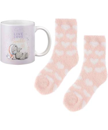 Divas World Me to You Ceramic Mug Socks & Hot Chocolate Drink 15g Gift Set Tatty Teddy Bear Xmas Present Box New - Buy Online on GoSupps.com