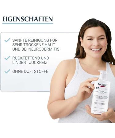 Eucerin - Atopicontrol Cleaning Oil 20% Omega 400 ml - Buy Online on GoSupps.com