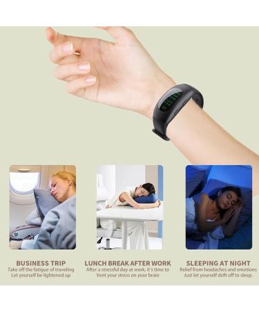3 Modes 6 Strength Sleep Aid Device Wristband Watch Stress Anxiety Relief Microcurrent Sleep Aid Machine to Improve Sleep Focus Relaxation Recovery and Social - Buy Online on GoSupps.com