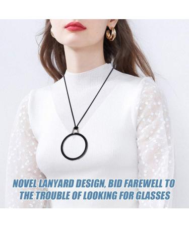 TERAISE Lightweight Reading Glasses Pendant Necklace for Women - Anti-Loss Portable 2.5x Readers with Exquisite Case - Shop Internationally - Buy Online on GoSupps.com