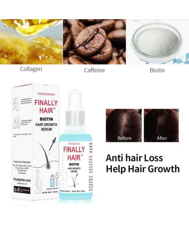 Women's Hair Loss Treatment Serum with Biotin, Collagen, and Caffeine - Promotes Hair Growth and Supports Regrowth - Buy Online on GoSupps.com