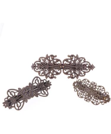 Beaupretty Women Hair Clip Comb banana hair crystal bobby banana ponytail hair comb clasp alligator s octopus jaw hair hair ponytail retro hair French Miss Securing Banana - Buy Online on GoSupps.com