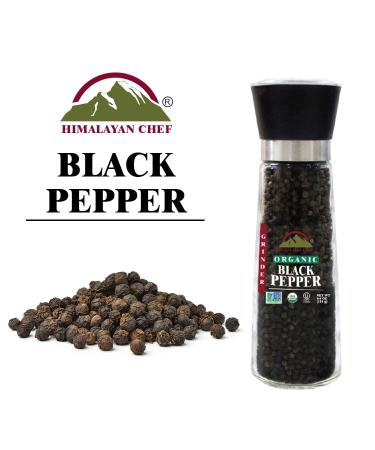 Himalayan Chef Pink Salt and Pepper Grinder Set - Adjustable Ceramic Grinders - Tall Glass Shakers - Large Salt and Pepper Mills (5351AX2) - Buy Online on GoSupps.com