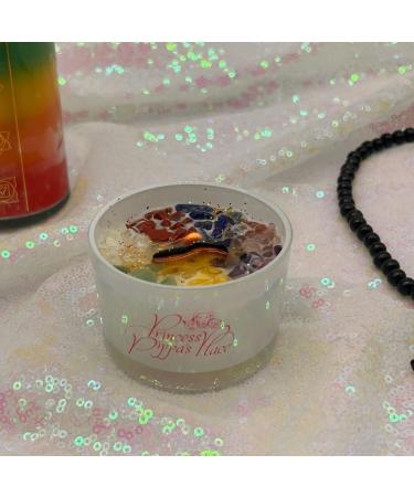 Princess Pippa's Place Healing Candles - Natural Soy Wax Aromatherapy with Crystals - 8 oz Crystal Candle for Yoga Relaxation & Meditation - Buy Online on GoSupps.com