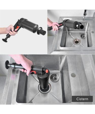 Toilet & Drain Cleaner Kit - Air Pump Blockage Remover for Bathroom & Kitchen | International Shipping - Buy Online on GoSupps.com