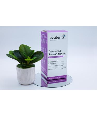 Ovaterra Advanced Prenatal & Preconception Multivitamin Bundle for Women with DHEA 25mg Choline 550 mg Folate (Methylfolate) 1 010 mcg Omega-3 DHA EPA Chelated Iron 364 Capsules - 28 Day Supply - Buy Online on GoSupps.com