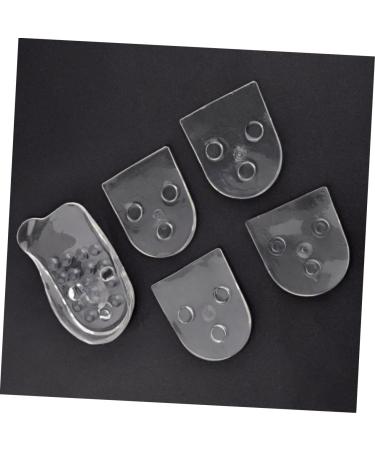 NOLITOY Invisible Heel Pad Insoles - Height Increasing Clear Shoe Cushions for Comfort | Silicone Gel Inserts - Buy Online on GoSupps.com