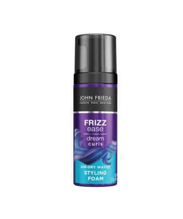 Frizz Ease Dream Curls Air Dry Waves Styling Foam  Curl Defining Frizz Control  Hair Product for Curly and Wavy Hair  5 Ounce