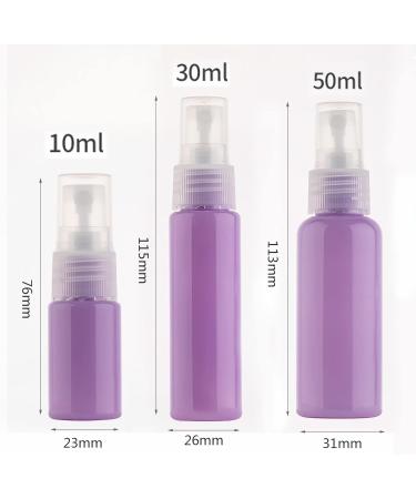 TIANZD 12 Pieces 50ml 1.7 oz Lightproof Purple Spray Bottles Plastic Fine Mist Spray Bottles Refillable Bottle for Cosmetic Perfume Cleaning Travel with 1x Funnels Purple 50ml - Buy Online on GoSupps.com