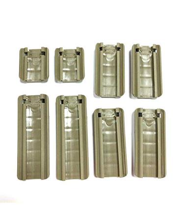 ATAIRSOFT 8 Pcs RAS RIS Picatinny Rail Cover Set 42mm 67mm 80mm 98mm AC23