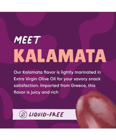 Freestyle Snacks Olive Snack Packs - Fresh Pitted Kalamata Olives Marinated in Extra Virgin Olive Oil - All Natural, Non-GMO, Paleo, Keto Snacks from Greece - Salty 4oz (3 Pack) - Buy Online on GoSupps.com