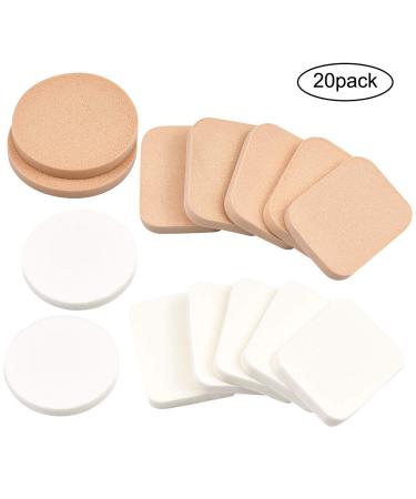 Fodlon Face Paint Sponge Set - 20 Soft Foam Makeup Sponges for Flawless Face Painting & Makeup Application - Buy Online on GoSupps.com