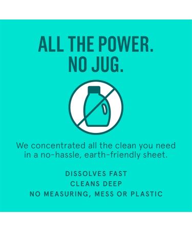 Rella Powerful Laundry Detergent Sheets - 60 Biodegradable Eco-Friendly Sheets with Fresh Linen Scent - Family Owned Travel Solution - Buy Online on GoSupps.com