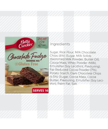 AETN Creations Gluten-Free Baking Bundle - Betty Crocker 2 Pack of Devils Food Chocolate Cake Mix and Chocolate Fudge Brownie with AETN Wooden Mixing Spoon - Buy Online on GoSupps.com