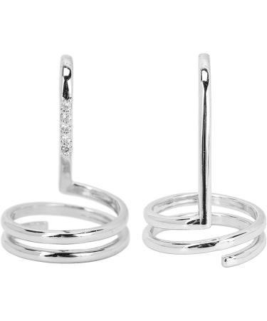 Decorative Nail Ring Fashion Fingertip Jewelry Nail Art Ring for Ladies Stylish Nail Accessories in Gold for Parties Weddings and Daily Wear (3050 platinum) - Buy Online on GoSupps.com