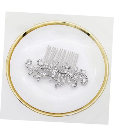 PLAFOPE 1pc Comb Rhinestone Bobby Pins Bridal Headpieces for Wedding Bride Hair Clip Headwear Decor Bride Headpieces for Wedding Rhinestone Headdress Pearl Hair Pin Pearl Hair Clip Alloy - Buy Online on GoSupps.com