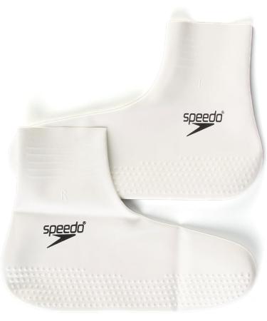 Speedo Unisex Adult Latex Socks XS - White & Black | Premium Swim Accessories for Comfort & Performance - Buy Online on GoSupps.com