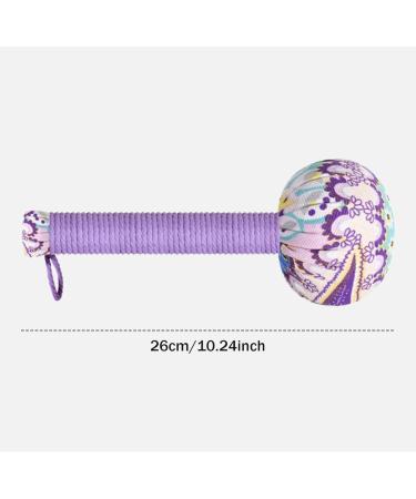 Buy 2PC Wormodwood Massage Hammer 10.24in - Non-Slip Body Massage Stick with Flower Pattern & Hanging Ring - International Shipping - Buy Online on GoSupps.com