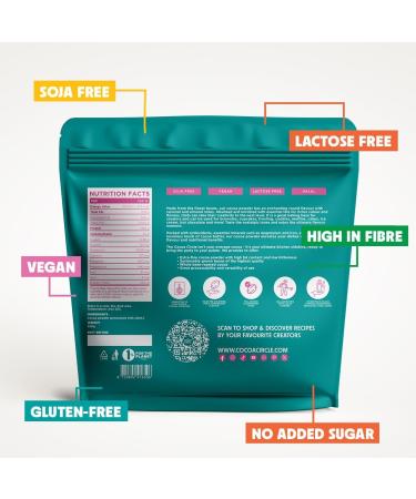 The Cocoa Circle 100% Pure Cocoa Powder - 250g | High Quality Unsweetened Cocoa for Baking Desserts & Hot Chocolate | Rich i - Buy Online on GoSupps.com