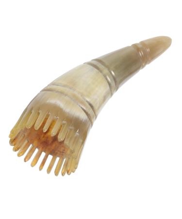 SESESFOUFU hairdressing comb Massagekamm hairdressing styling tools portable ridge pocket ridge hand massager shampoo ridge hair cleaning ridge antistatic massage brush meridian bum breastfeeding comb horns