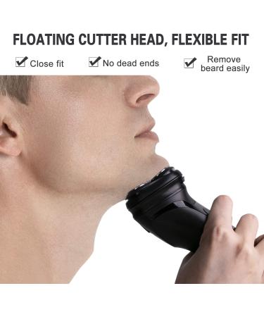 Men's Electric Shaver with Sideburn Trimmer | Rechargeable Rotary Razor | LCD Power Indicator | Wet & Dry | Fast Charging - Buy Online on GoSupps.com