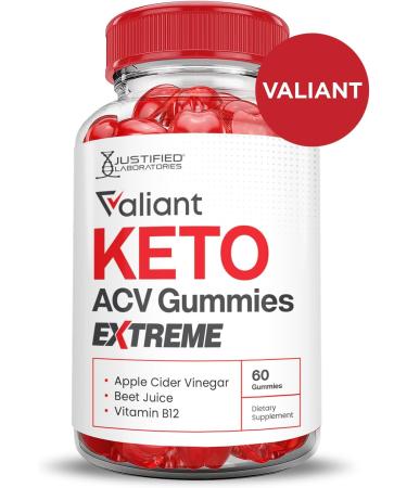 (10 Pack) Valiant Keto ACV Gummies Extreme 2000MG Valant Keto Gummies Apple Cider Vinegar Formulated with Pomegranate Beet Juice Powder B12 Vegan Non GMO 120 Gummys - Buy Online on GoSupps.com