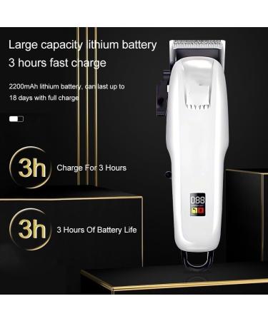 Pro Hair Clipper - Rechargeable Electric Trimmer for Men with LCD Display | Professional Hair Cutting Machine - Buy Online on GoSupps.com