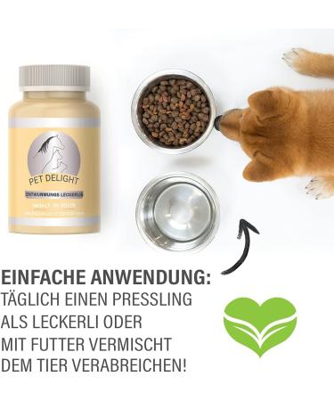 Pet Delight 2-Pack Wurm Treats - Natural Worm Cure for Dogs Cats & Birds | Savings on Animal DeWormer - Buy Online on GoSupps.com
