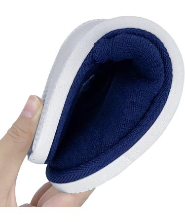 Buy Jomix Unisex Washable Terry Slippers - 2 Pair Set for Guests | Travel & Hotel Use | Rustchfeste 36/37 EU | Lightweight Bathing Shoes - Blue - Buy Online on GoSupps.com