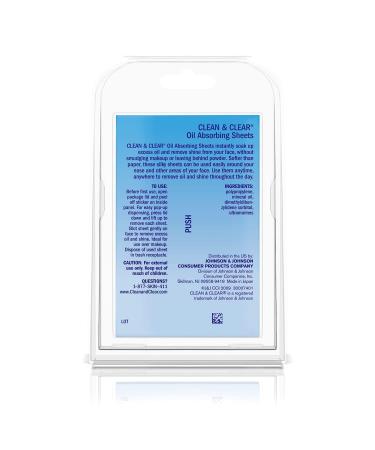 Clean & Clear Oil Absorbing Facial Sheets - 200 Count, Blotting Papers for Face and Nose, Oil Control for Oily Skin - Buy Online on GoSupps.com
