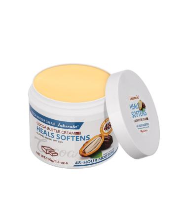 Cocoa Butter Cream for Body & Face Multi-Purpose Solid Cream Nourishes and Softens The Skin Smoothes Marks Cocoa Butter Moisturiser 100g
