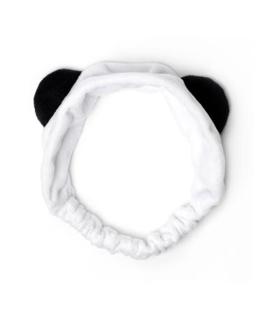Legami-hair band me time 24.5 x 11 cm made of polyester panda topic hair clip for make-up make-up facial treatment soft ribbon