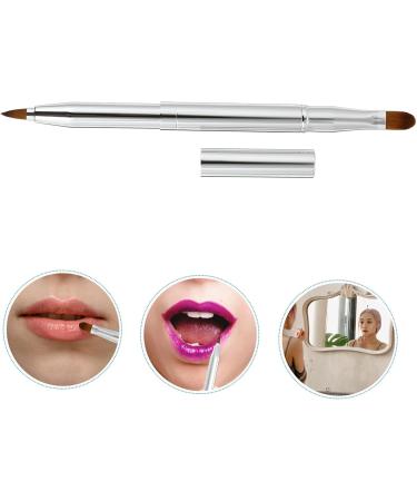 lip gloss Lip portable lip applicator Eyeshadow brush silicone makeup silicone lip scrubber makeupset mini lipsticks flexible lipstick brush telescopic brush major travel - Buy Online on GoSupps.com