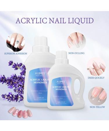 Buy Acrylic Liquid Monomer 34FL.OZ - Premium Acrylic Nail Liquid for Perfect Nails - Buy Online on GoSupps.com