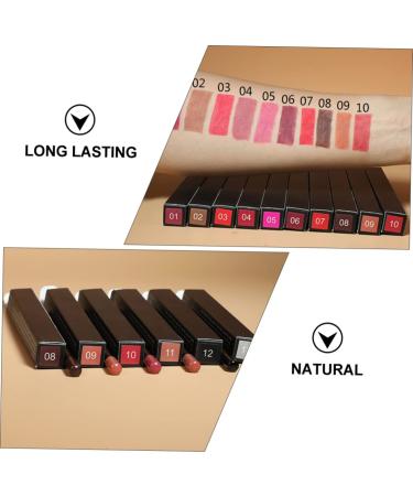 Shop Hemoton 12pcs Waterproof Lip Liner and Gel Eyeliner Set - Pigmented Lip Makeup Definer & Portable Lipstick Kits - International Shipping Available - Buy Online on GoSupps.com