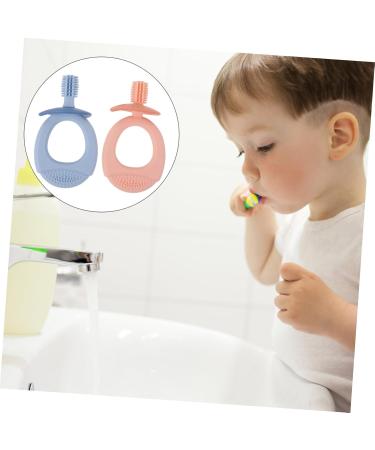 Frcolor 16 STK Silicone Toothbrush for Kids - Baby & Toddler Chew Toys for Molar Cleaning | Safe & Fun Oral Care - Buy Online on GoSupps.com