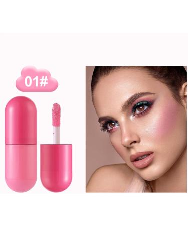 Makeup Liquid Blush long wearing blush liquid blusher rouge stick lightweight highlighter naturally sculpted look for beauty makeup - Buy Online on GoSupps.com
