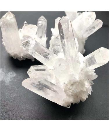 Natural Crystal Rough Balance Natural White Clear Crystal Cluster Quartz Crystal Health Reiki Stone Raw Point Specimen Home Decor Raw Crystal Lucky Stone Raw Stones and Minerals dingchi - Buy Online on GoSupps.com