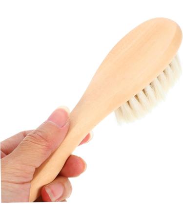Multifunctional Laundry Brush - Cleaning Scrubbing & Stain Removal | Goat Hair Bristles for Clothes Furniture & Linen Care - Buy Online on GoSupps.com