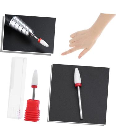 minkissy Nail Accessories Nail Tools Electrical Tools Electric Tool Nails Drill Bits Power Tools Nail Drill Bits Manicure Grinding Head medium Red - Buy Online on GoSupps.com