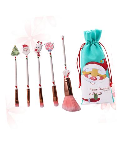 12 Pcs Abaodam Concealer Brush Set - Perfect Christmas Cosmetic Tools for Women | Foundation Lipstick & Blending Brushes with Toiletry Bag - Travel-Friendly Mermaid Design - Buy Online on GoSupps.com