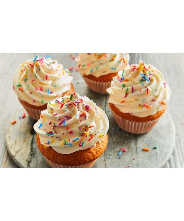 Ruf Birthday Cake Cream Powder - Vanilla-Caramel Flavor for Perfect Loose Cake Cream | 110g - Buy Online on GoSupps.com