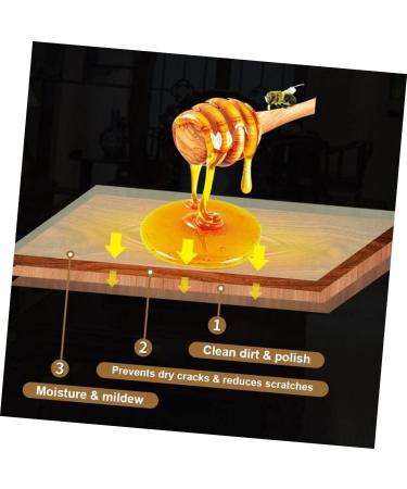 COHEALI Floor Wax - 2pc Beeswax Furniture Care & Maintenance | Unscented Multipurpose Polishing Sponge for Wooden Floors | Natural Wood Seasoning - Buy Online on GoSupps.com