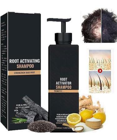 Root-activating shampoo thickening shampoo for hair loss promotes regrowth formula - Buy Online on GoSupps.com