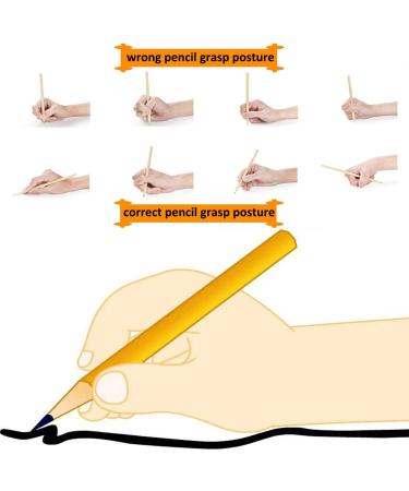 Sannix 16-Piece Ergonomic Pencil Handles for Children's Handwriting | Toddler Writing Tools | Perfect for Preschool & Kids - Buy Online on GoSupps.com